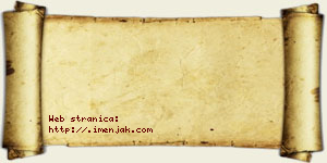 Kristina Dinulović vizit kartica